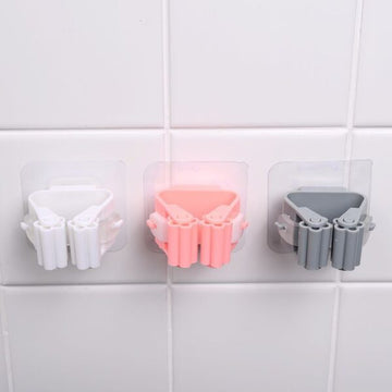 1 Pc Mop And Broom Self Adhesive Holder