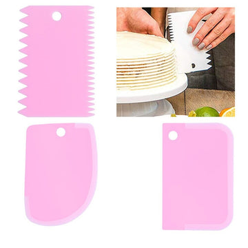 3PCS/Set DIY Cake Cream Scraper