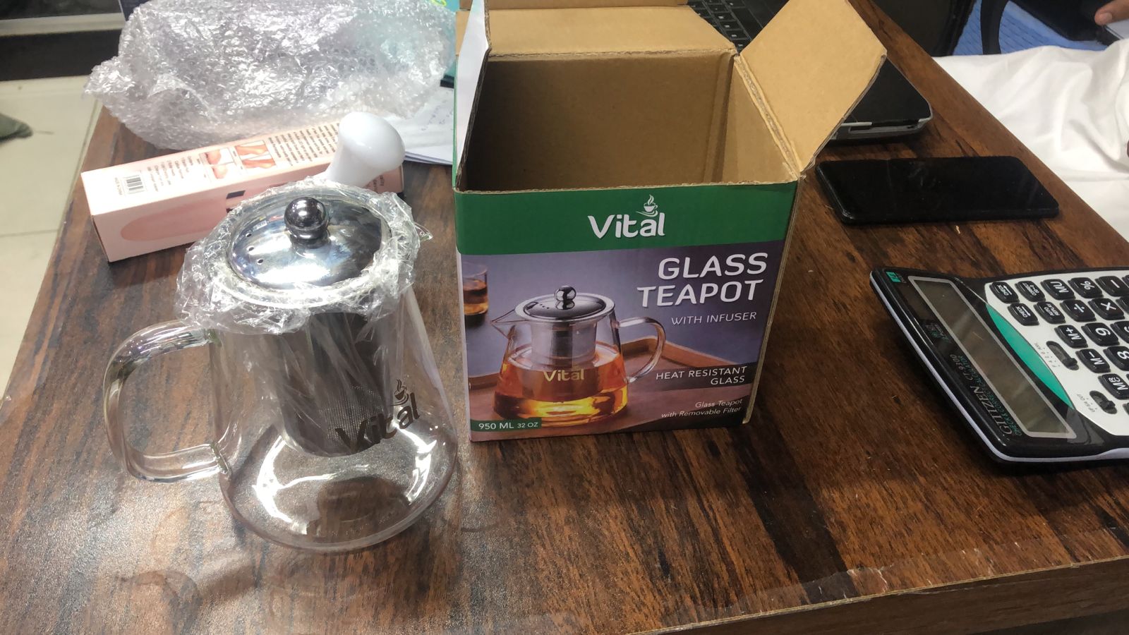 Infuser Glass Tea Jug