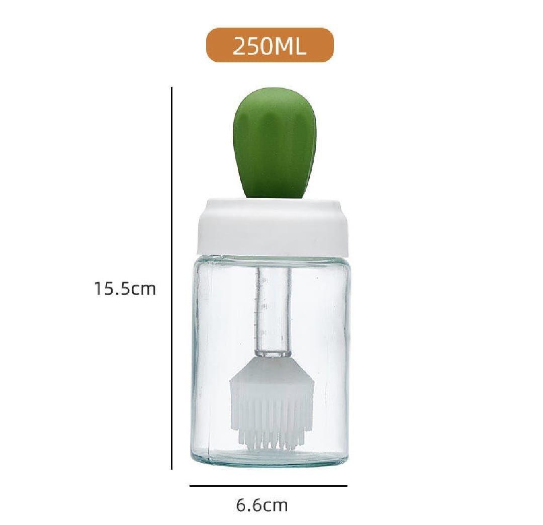 Oil Dispenser Bottle With Silicone Brush 2 In 1