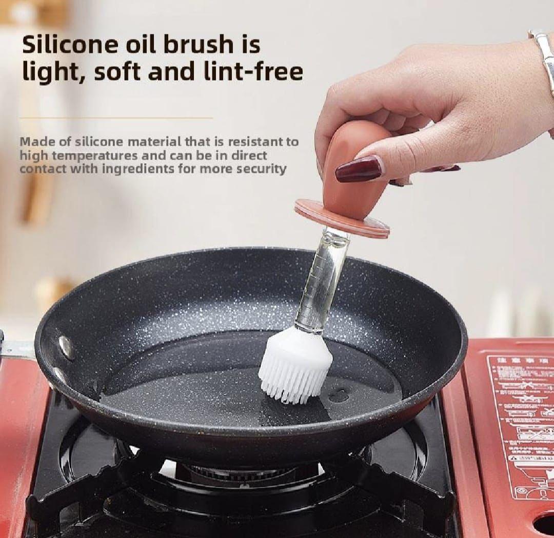 Oil Dispenser Bottle With Silicone Brush 2 In 1