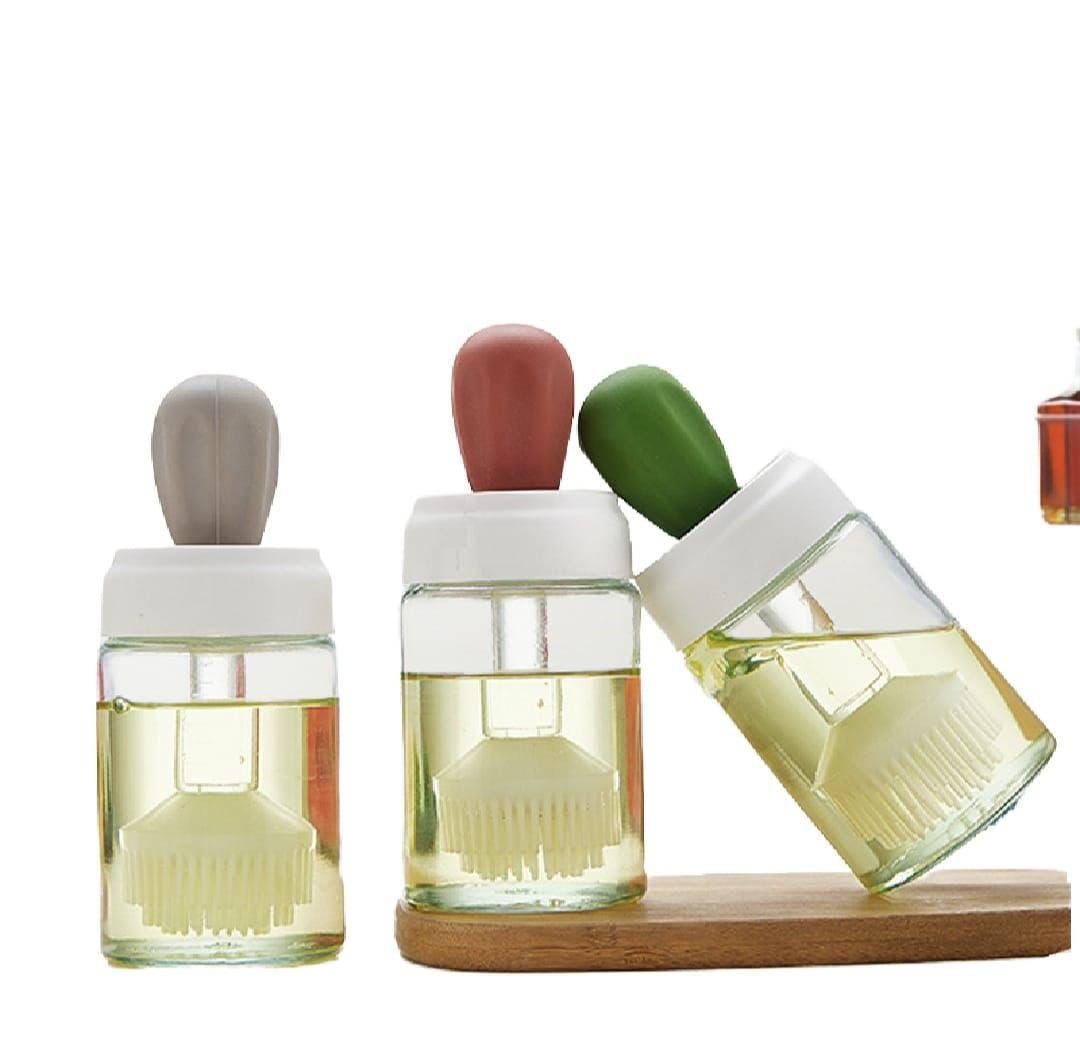 Oil Dispenser Bottle With Silicone Brush 2 In 1