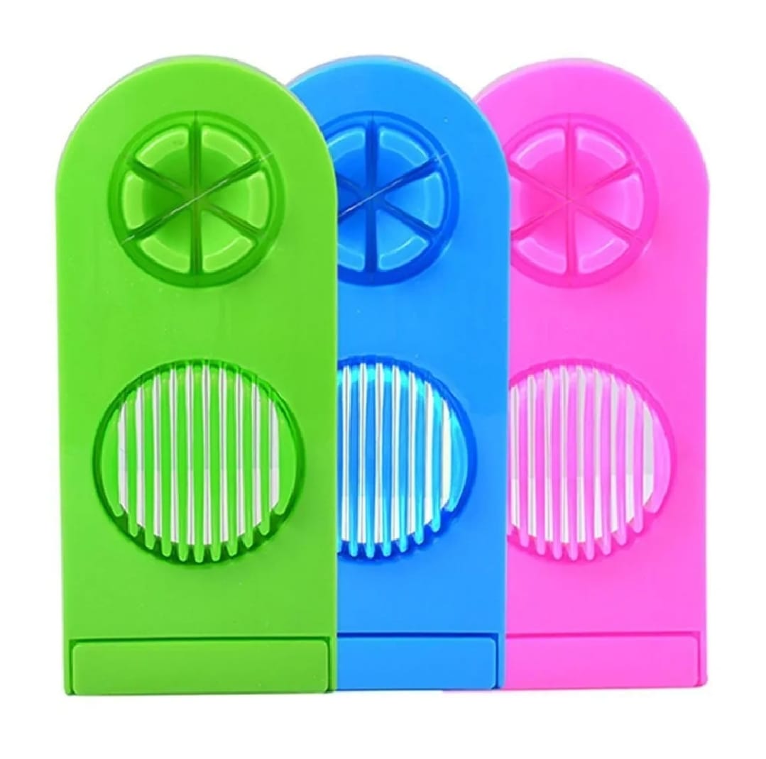 2-in-1 Egg Cutter & Slicer 2-in-1 Egg Cutter & Slicer 2-in-1 Egg Cutter & Slicer