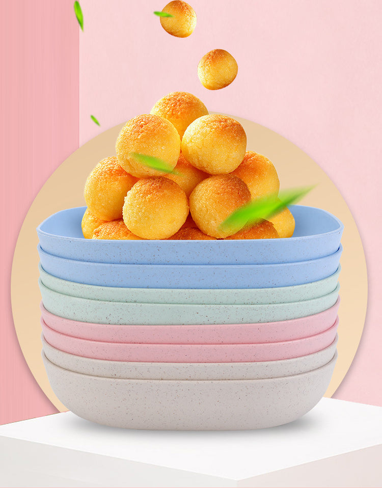 Plate Set Pack of 10 – Plastic Split Bone Dish Plates with Holder |