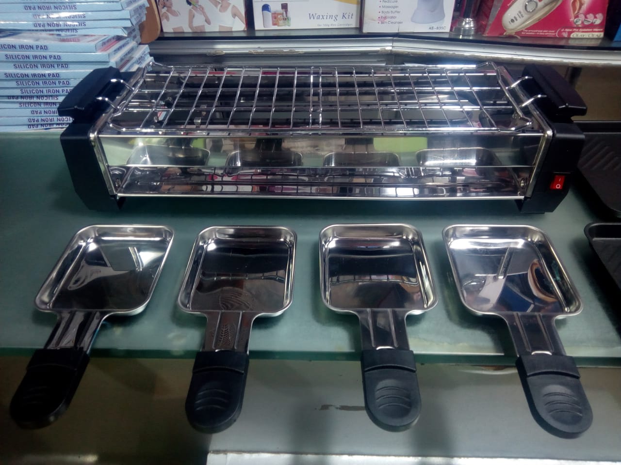 Electric BBQ Grill – Indoor Non-Stick Stone Surface
