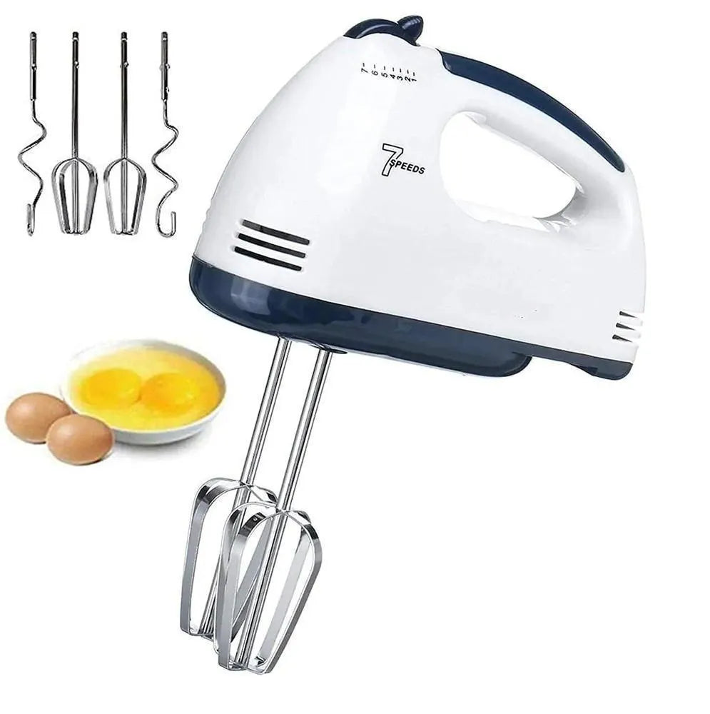 White 3-Piece ABS Egg Beater Set