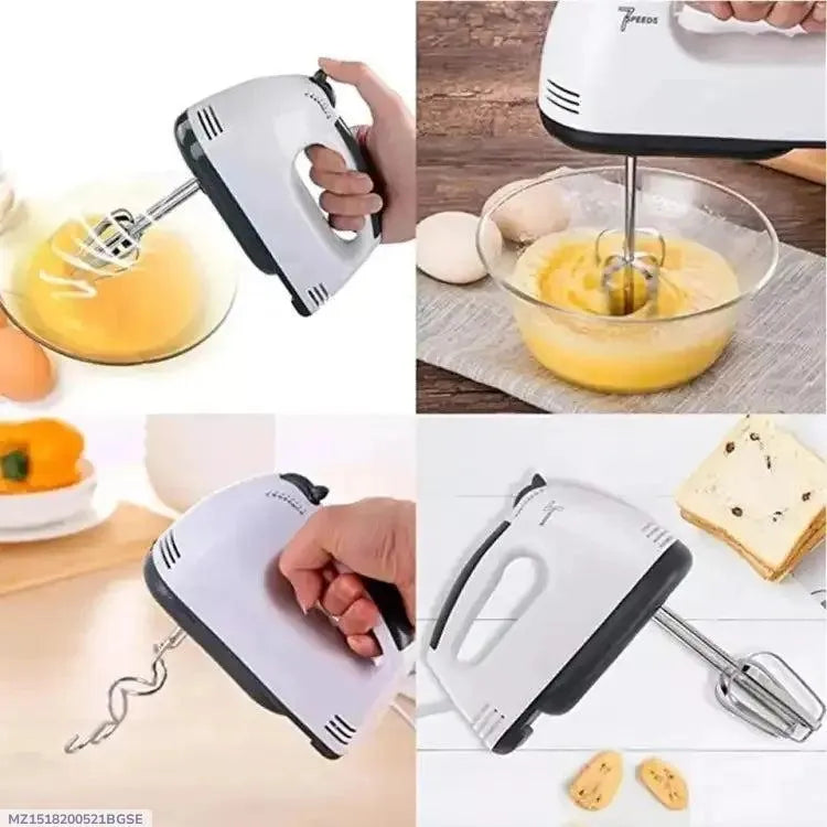 White 3-Piece ABS Egg Beater Set