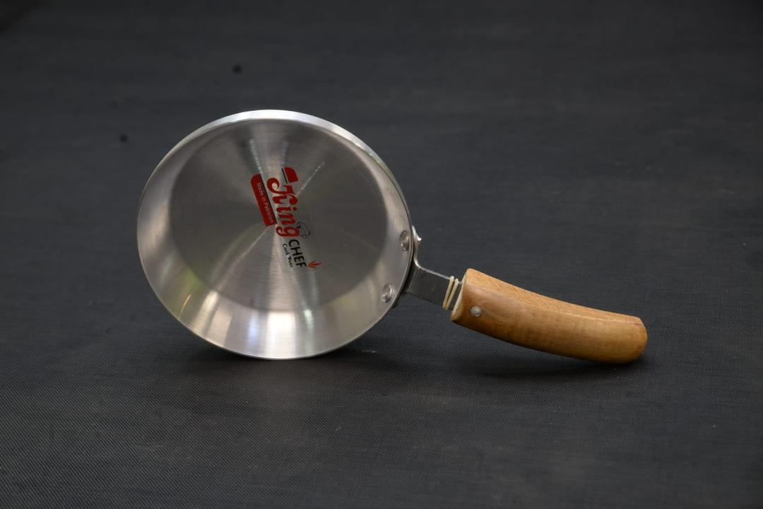 Aluminum Mini Frying Pan Set of 3 Pcs Silver