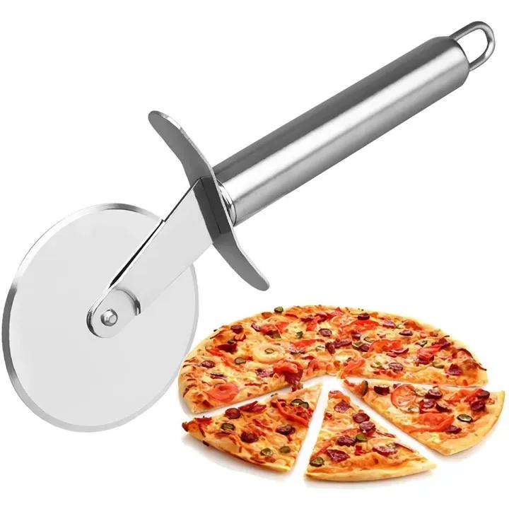 Stainless Steel Pizza Cutter for Easy Slicing