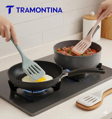 Silicone Slotted Turner for Non-Stick Pans,